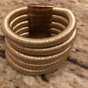 Gold tone cuff from Boutique 1861